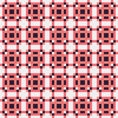 Soyut Geometrik Desen, üretken hesaplama sanatı çizimi 