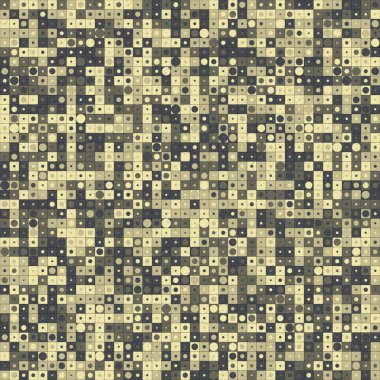 Soyut Geometrik Desen Sanat Çizimi