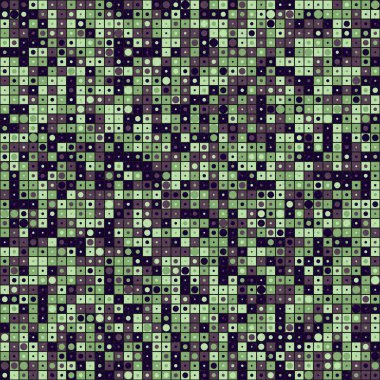 Soyut Geometrik Desen Sanat Çizimi