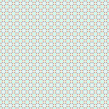 Soyut çapraz desenli üretken hesaplama sanatı çizimi