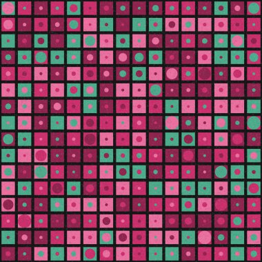 Soyut Geometrik Desen Sanat Çizimi