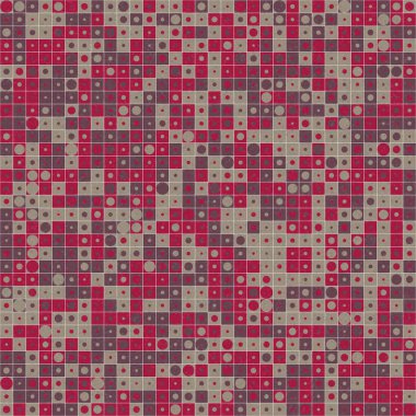 Soyut Geometrik Desen Sanat Çizimi