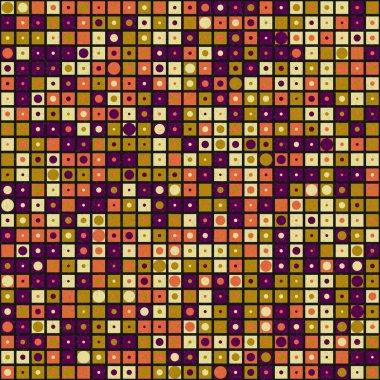 Soyut Geometrik Desen Sanat Çizimi