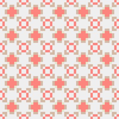 Soyut çapraz desenli üretken hesaplama sanatı çizimi