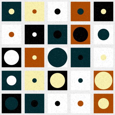 Soyut Geometrik Desen Sanat Çizimi