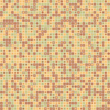 Soyut Geometrik Desen Sanat Çizimi