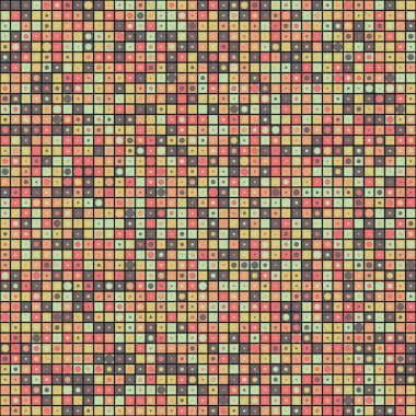 Soyut Geometrik Desen Sanat Çizimi