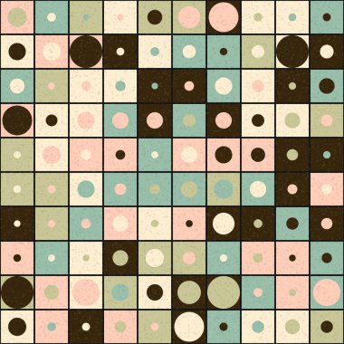 Soyut Geometrik Desen Sanat Çizimi