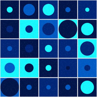 Soyut Geometrik Desen Sanat Çizimi