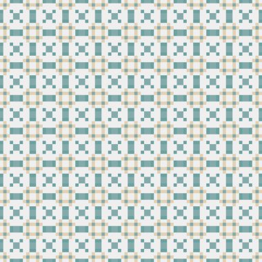 Soyut çapraz desenli üretken hesaplama sanatı çizimi