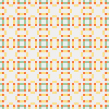 Soyut Çapraz Desen Sanatı Çizimi