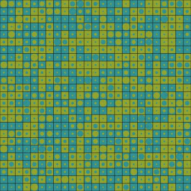 Soyut Geometrik Desen Sanat Çizimi