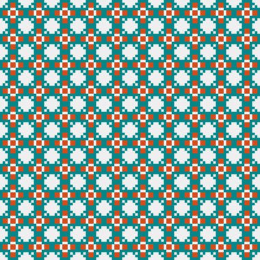 Soyut çapraz desenli üretken hesaplama sanatı çizimi