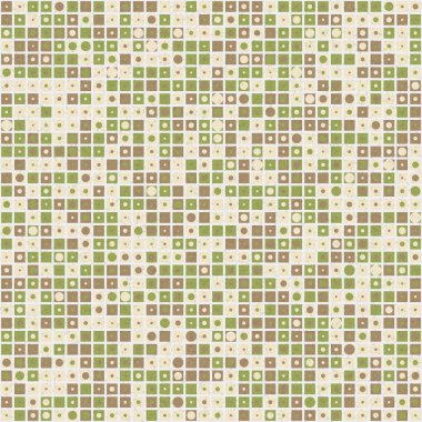 Soyut Geometrik Desen Sanat Çizimi