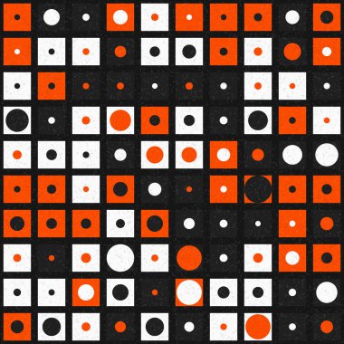 Soyut Geometrik Desen Sanat Çizimi