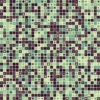 Soyut Geometrik Desen Sanat Çizimi