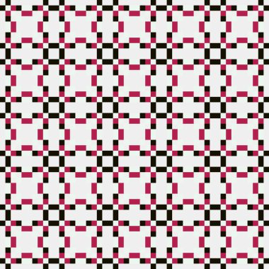 Soyut Çapraz Desen Sanatı Çizimi