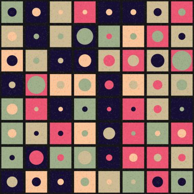 Soyut Geometrik Desen Sanat Çizimi