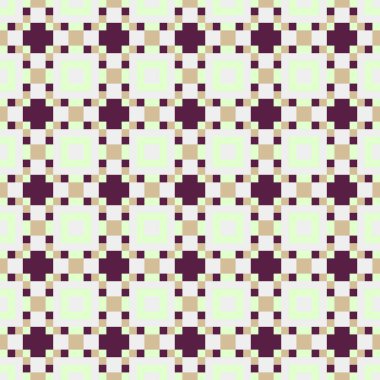 Soyut çapraz desenli üretken hesaplama sanatı çizimi