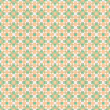 Soyut çapraz desenli üretken hesaplama sanatı çizimi