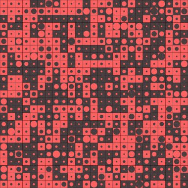 Soyut Geometrik Desen Sanat Çizimi