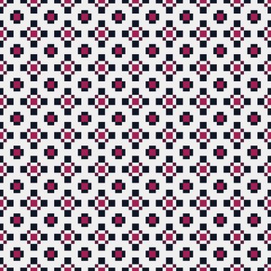 Soyut çapraz desenli üretken hesaplama sanatı çizimi