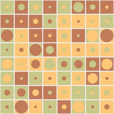 Soyut Geometrik Desen Sanat Çizimi