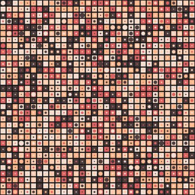 Soyut Geometrik Desen Sanat Çizimi