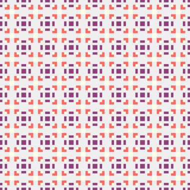 Soyut çapraz desenli üretken hesaplama sanatı çizimi