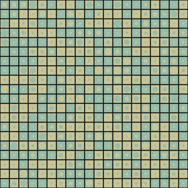 Soyut Geometrik Desen Sanat Çizimi