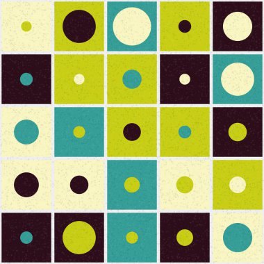 Soyut Geometrik Desen Sanat Çizimi