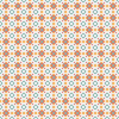 Soyut çapraz desenli üretken hesaplama sanatı çizimi