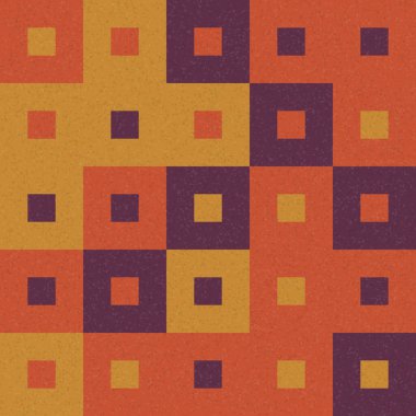 Soyut Geometrik Desen Sanat Çizimi