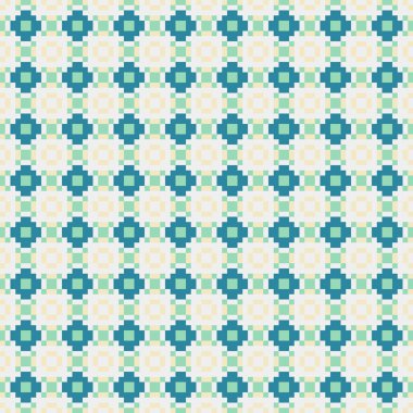 Soyut çapraz desenli üretken hesaplama sanatı çizimi