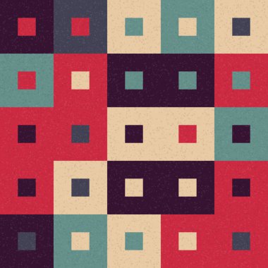 Soyut Geometrik Desen Sanat Çizimi