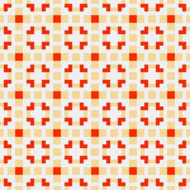 Soyut çapraz desenli üretken hesaplama sanatı çizimi