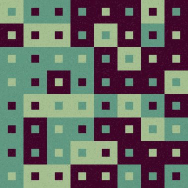 Soyut Geometrik Desen Sanat Çizimi