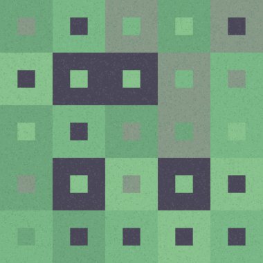 Soyut Geometrik Desen Sanat Çizimi