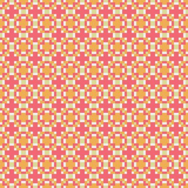 Soyut çapraz desenli üretken hesaplama sanatı çizimi