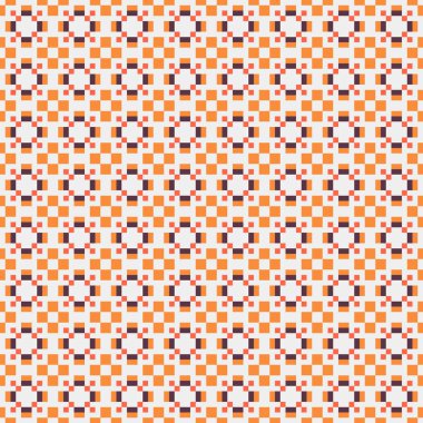 Soyut çapraz desenli üretken hesaplama sanatı çizimi