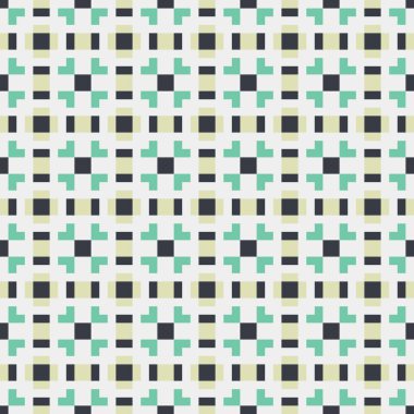 Soyut çapraz desenli üretken hesaplama sanatı çizimi