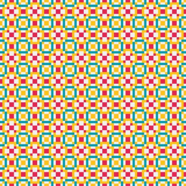 Soyut çapraz desenli üretken hesaplama sanatı çizimi