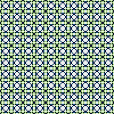 Soyut çapraz desenli üretken hesaplama sanatı çizimi