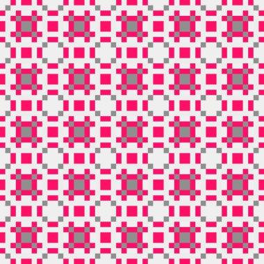 Soyut çapraz desenli üretken hesaplama sanatı çizimi