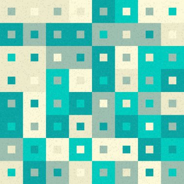 Soyut Geometrik Desen Sanat Çizimi