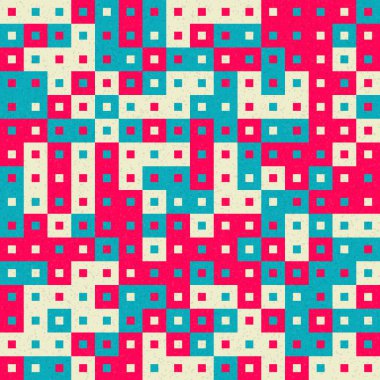 Soyut Geometrik Desen Sanat Çizimi