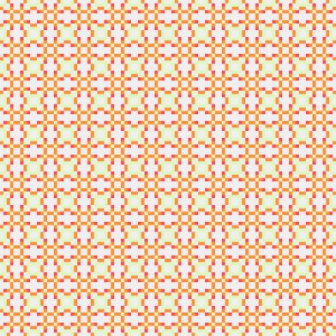 Soyut çapraz desenli üretken hesaplama sanatı çizimi