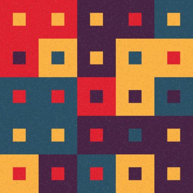 Soyut Geometrik Desen Sanat Çizimi