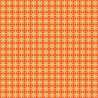 Soyut çapraz desenli üretken hesaplama sanatı çizimi