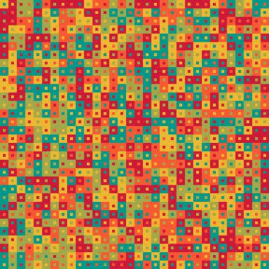 Soyut Geometrik Desen Sanat Çizimi